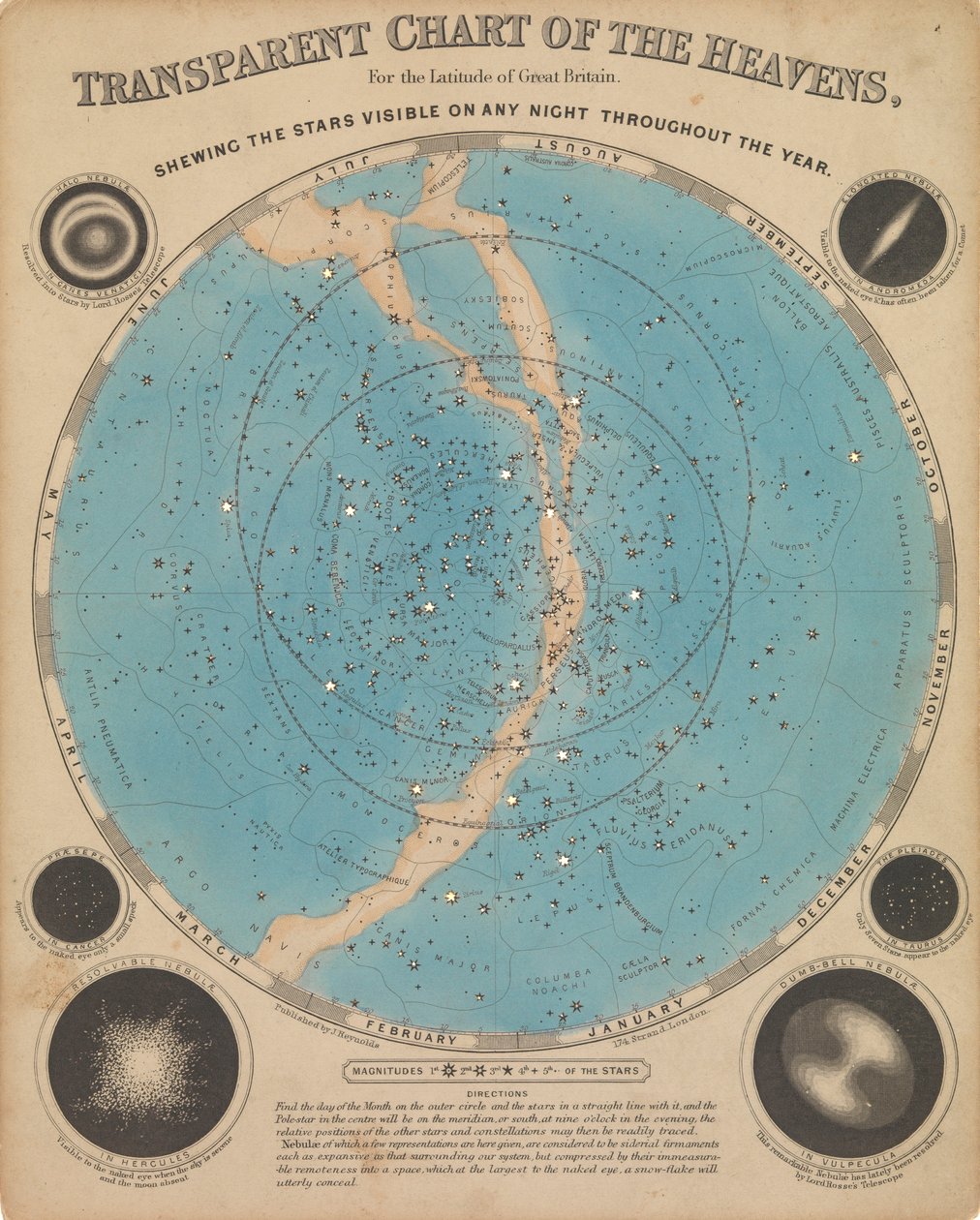 Chart of the heavens by James Reynolds
