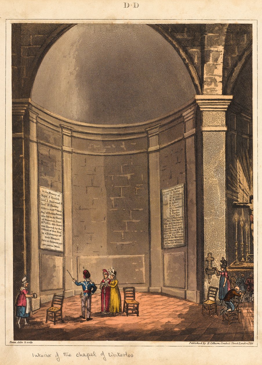 Interior of the chapel of Waterloo by James Rouse