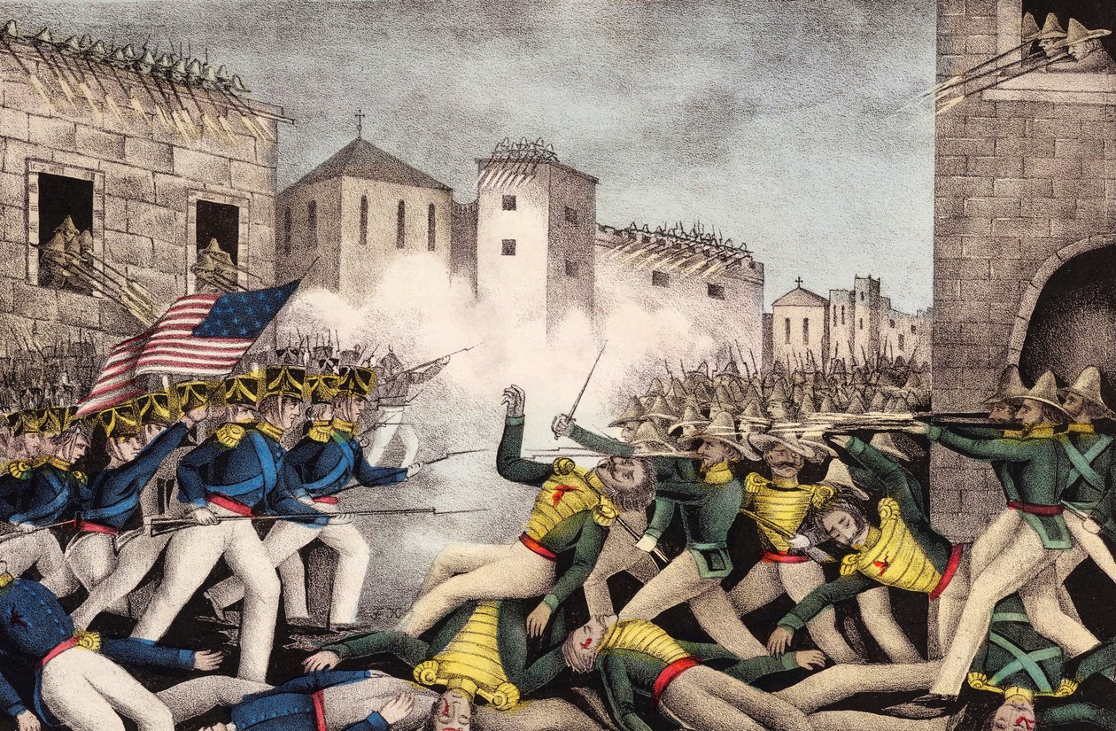 Battle of Monterrey. Mexican-American War. by James S. Baillie