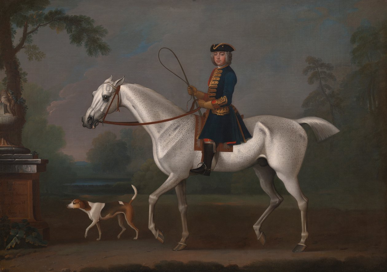 Sir Roger Burgoyne Riding 