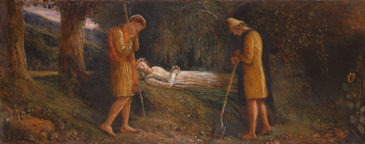 Imogen and the Shepherds, 1860-1870 by James Smetham