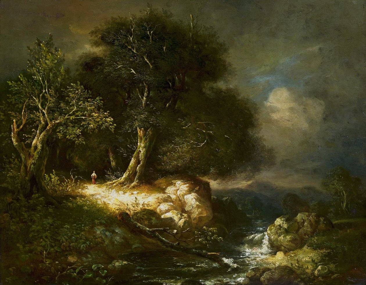 Landscape after a storm by James Stark