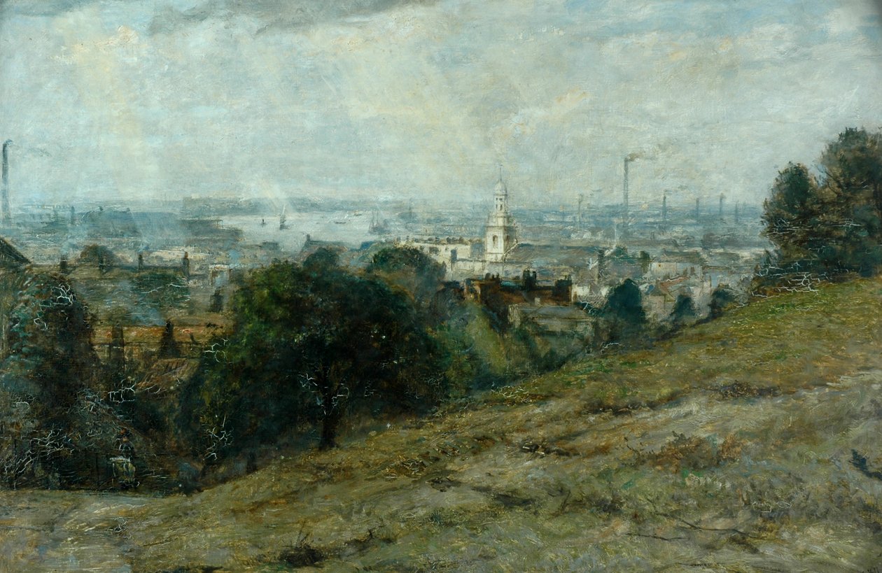 View from Greenwich Hill by James Stevens Hill