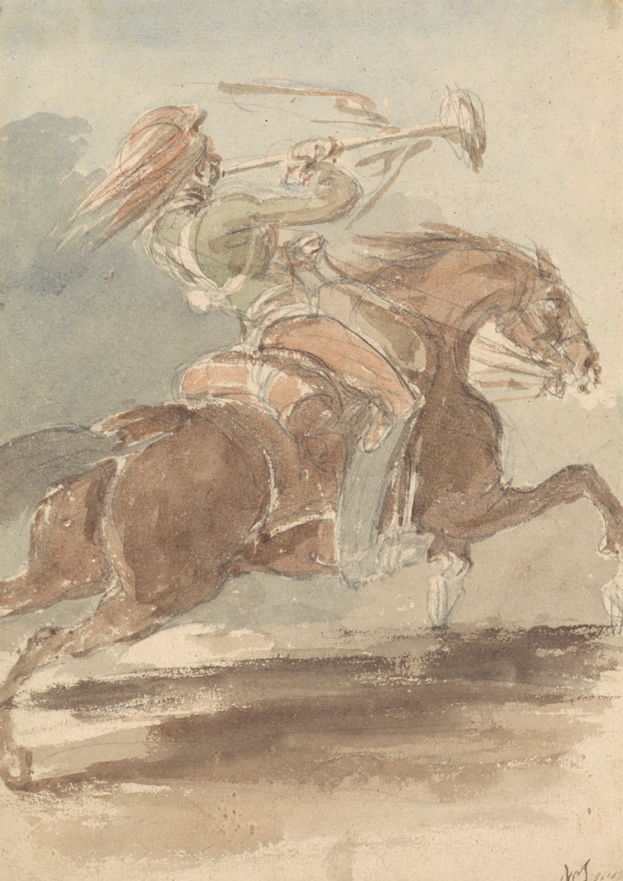 Trumpeter on Galloping Horse by James Stuart