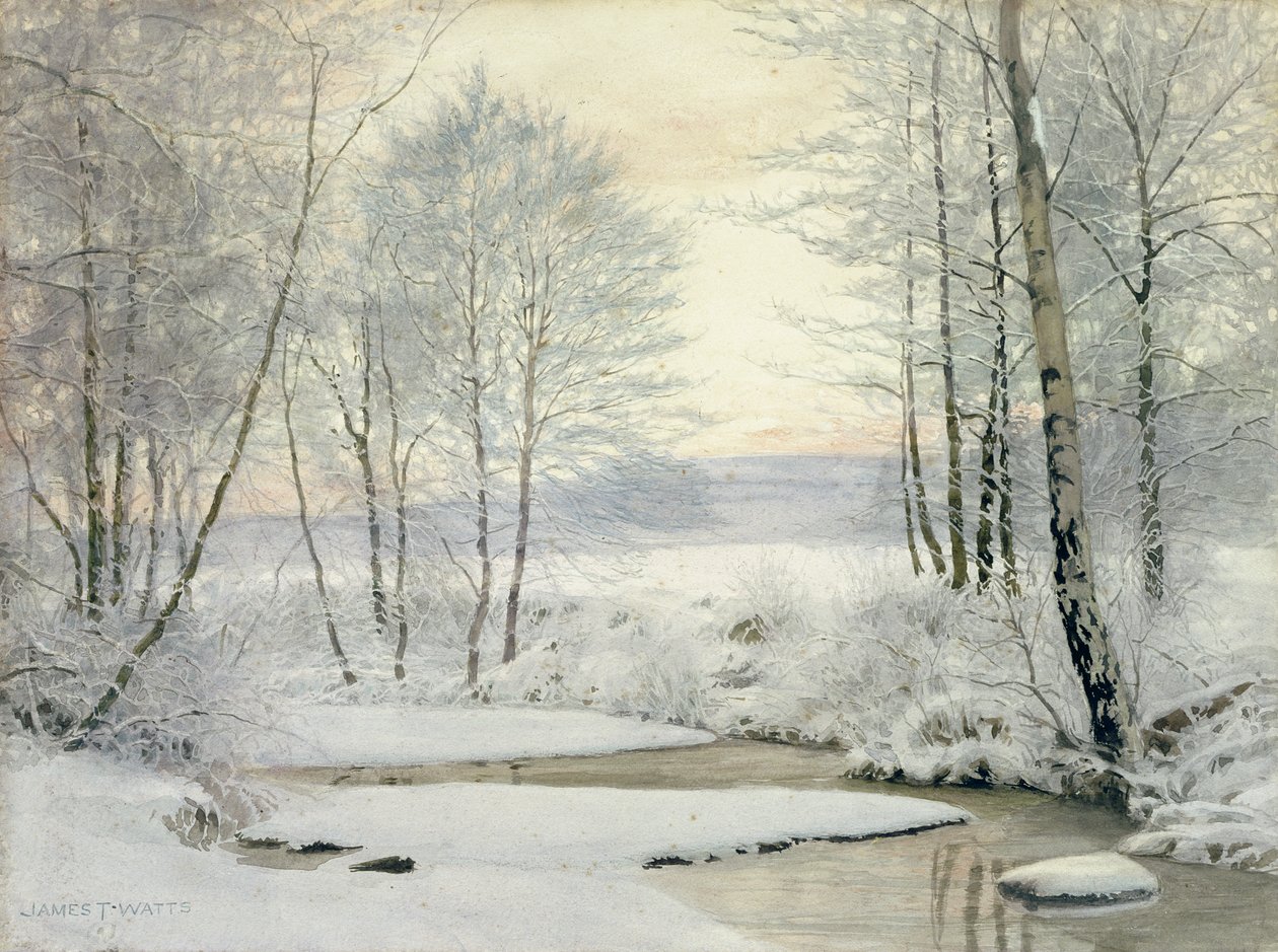 Winter Sunset by James Thomas Watts
