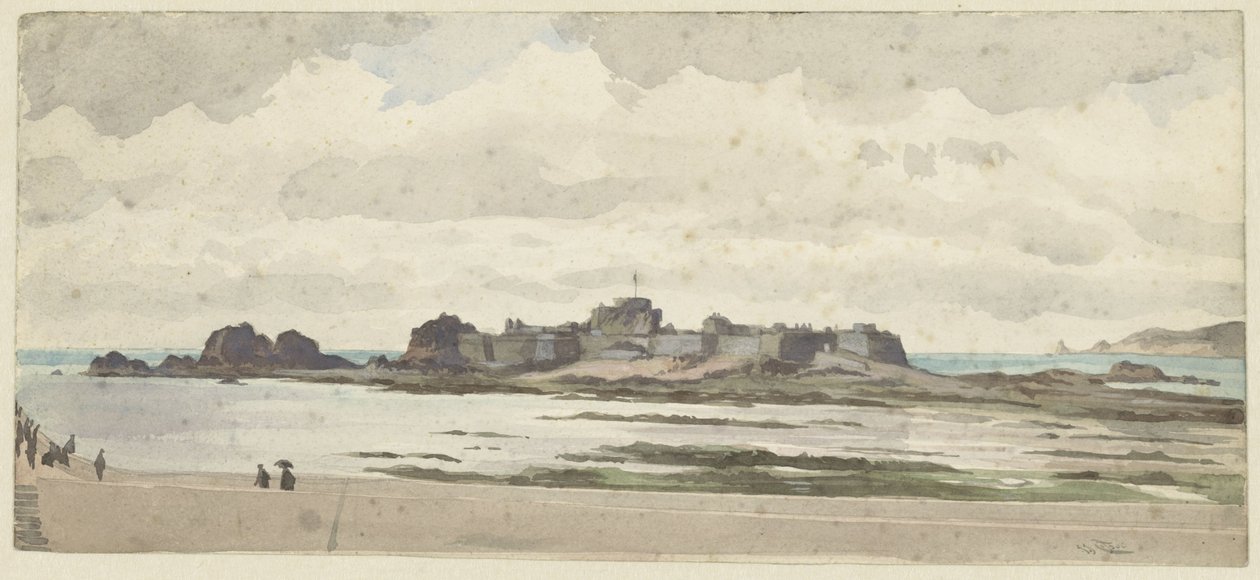 Castle or Fortress on the Coast by James Tissot