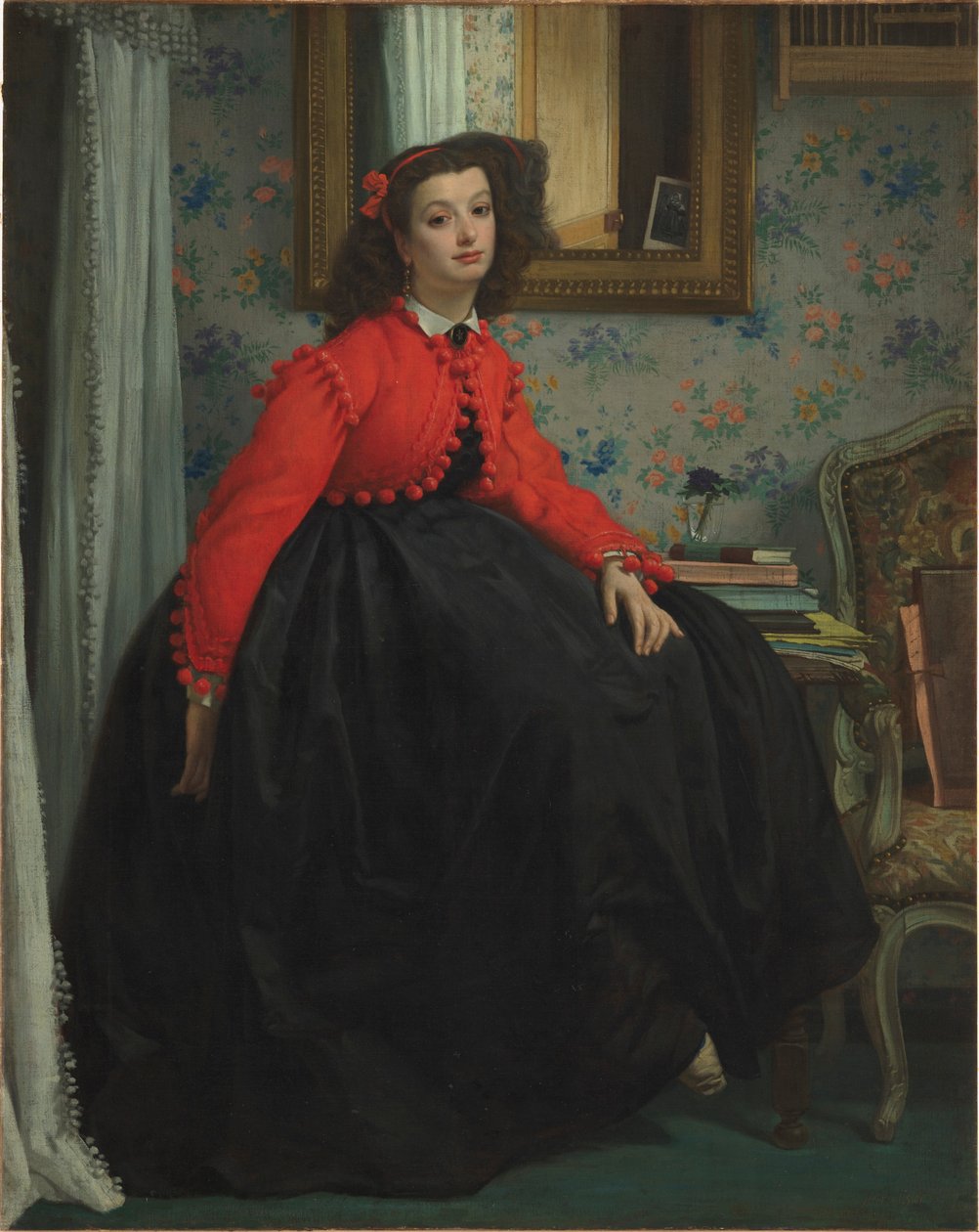 Portrait of Miss L. L. by James Tissot