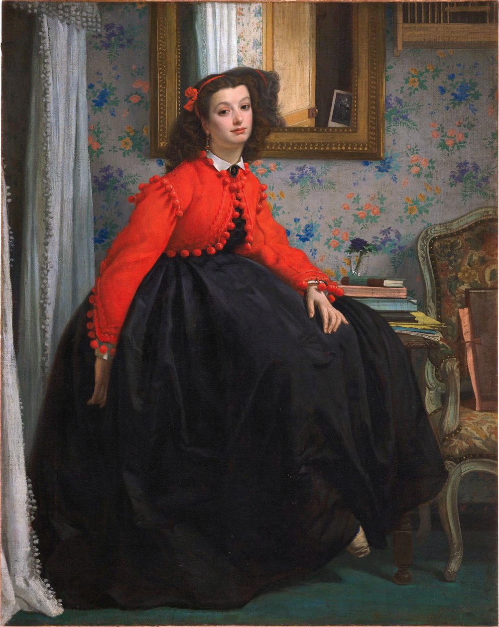 Portrait of Miss L. L. by James Tissot