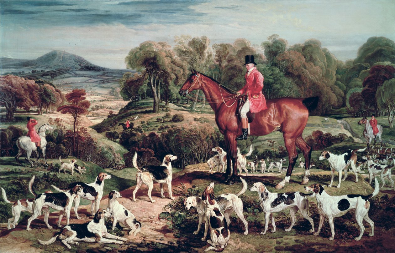 Ralph Lambton and His Hounds by James Ward
