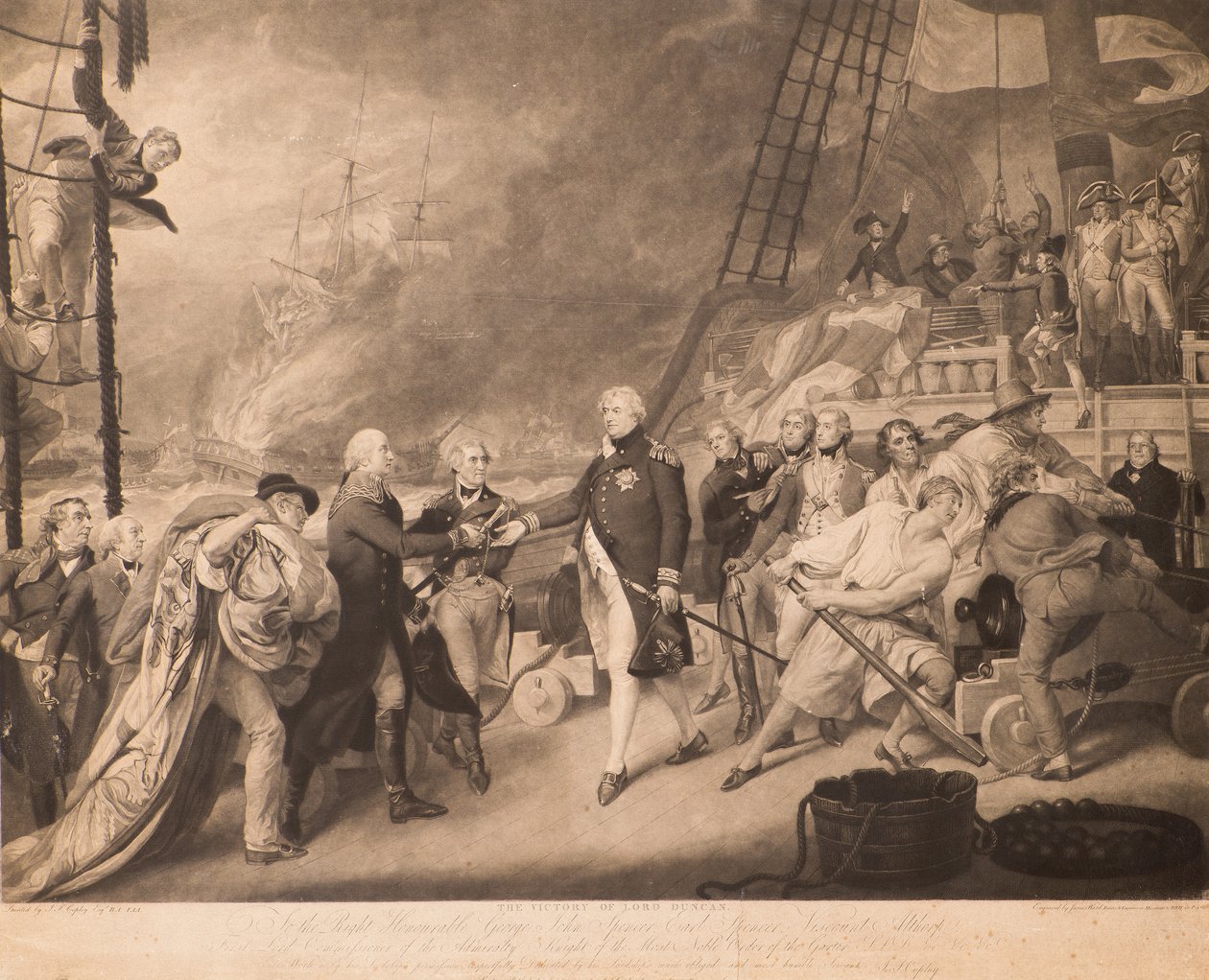 The Victory of Lord Duncan by James Ward