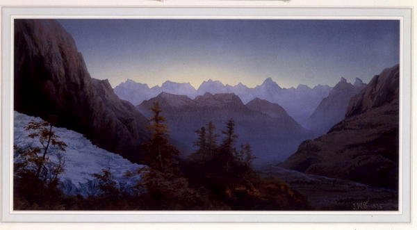 Dawn in the Alps by James Whittet Smith