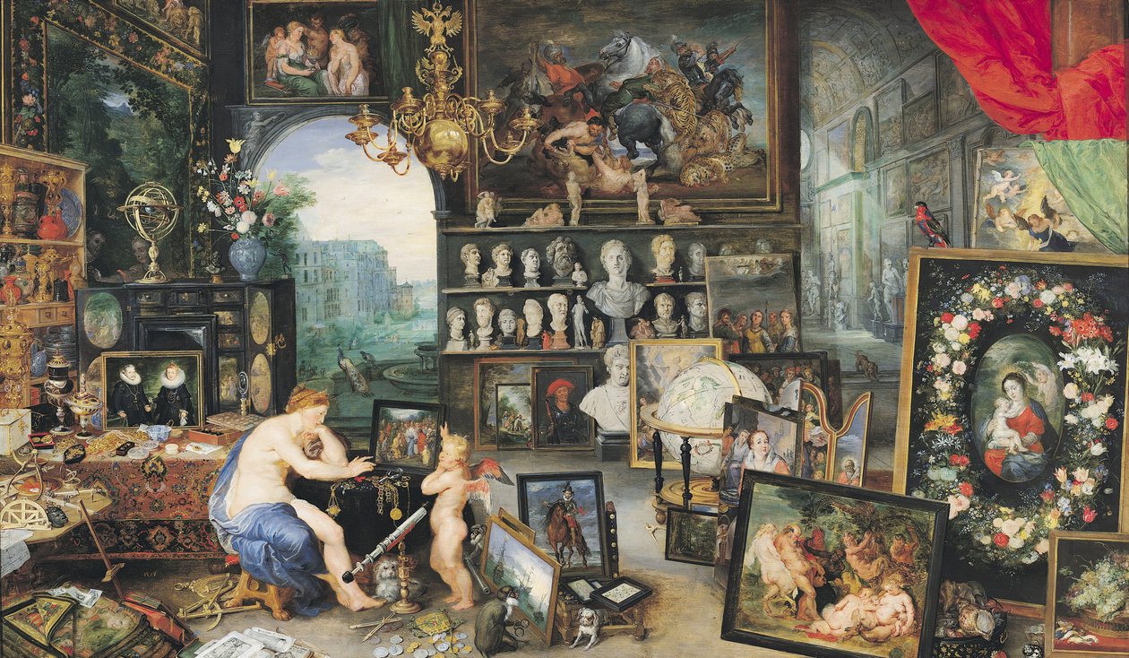 The Sense of Sight, 1617 by Jan and Rubens, P.P. Brueghel