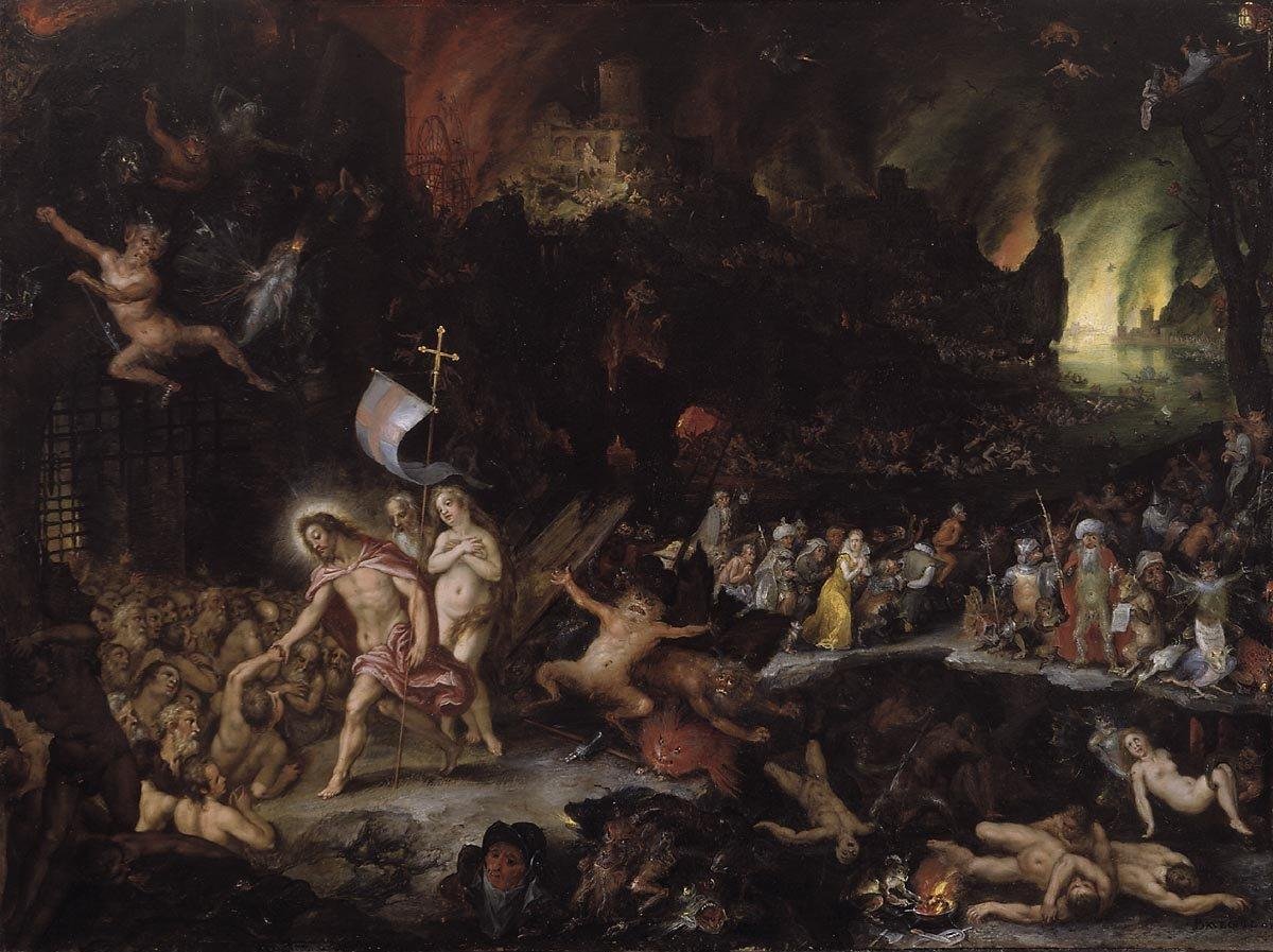 Christ in Limbo by Jan the Elder Brueghel