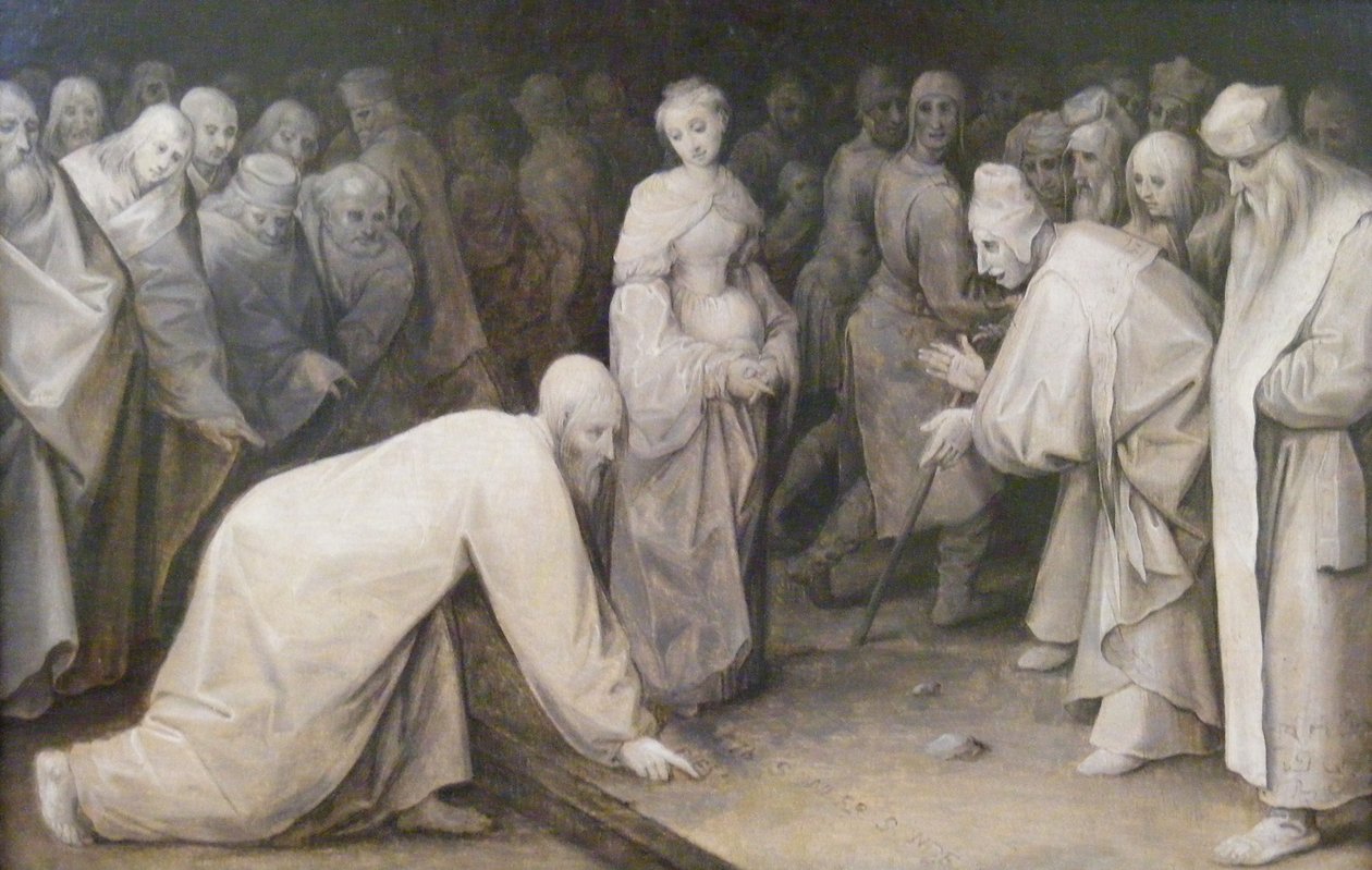 Christ and the Adulteress by Jan the Elder Brueghel
