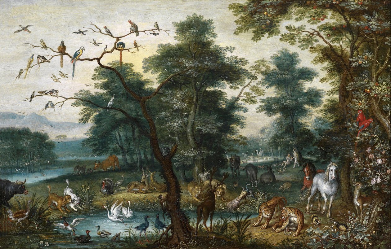 Paradise Landscape with the Fall of Man by Jan Brueghel the Younger