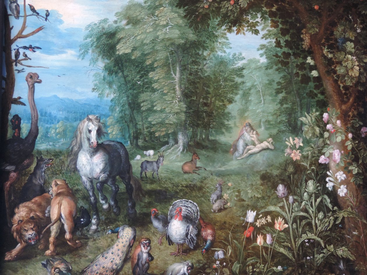 Paradise with the Creation of Eve by Jan Brueghel the Younger