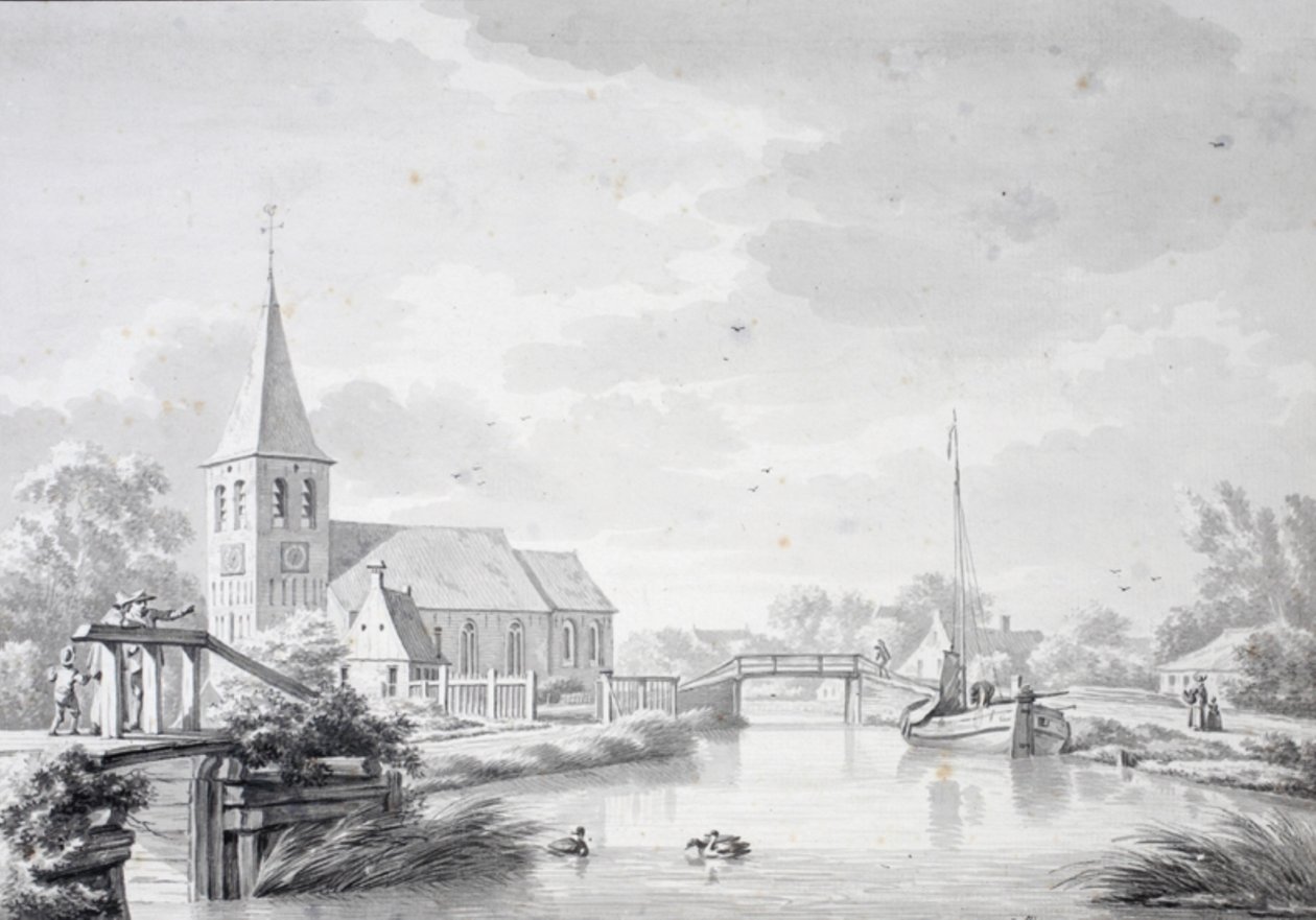 View of Zuidwolde by Jan Bulthuis