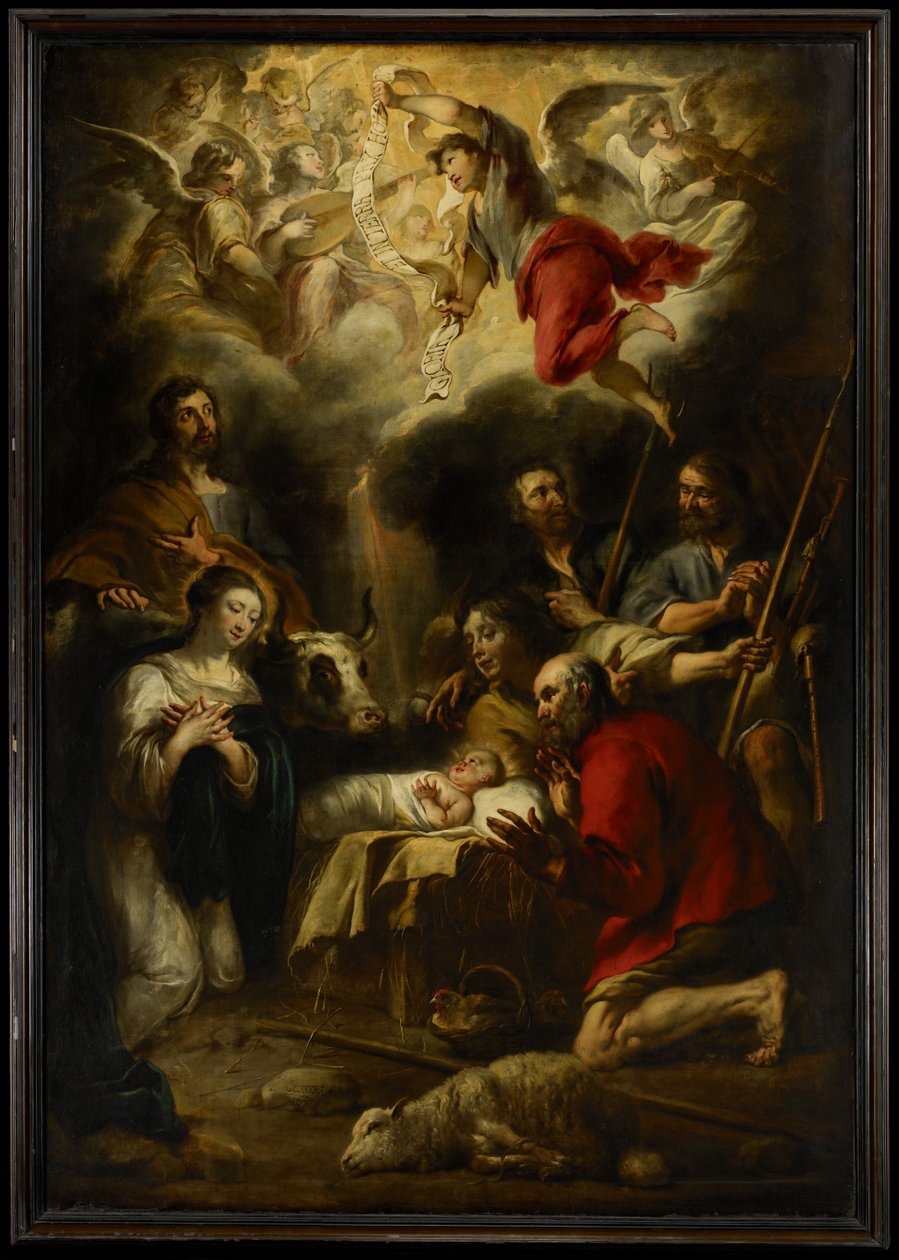The Adoration of the Shepherds, 1657 by Jan Cossiers