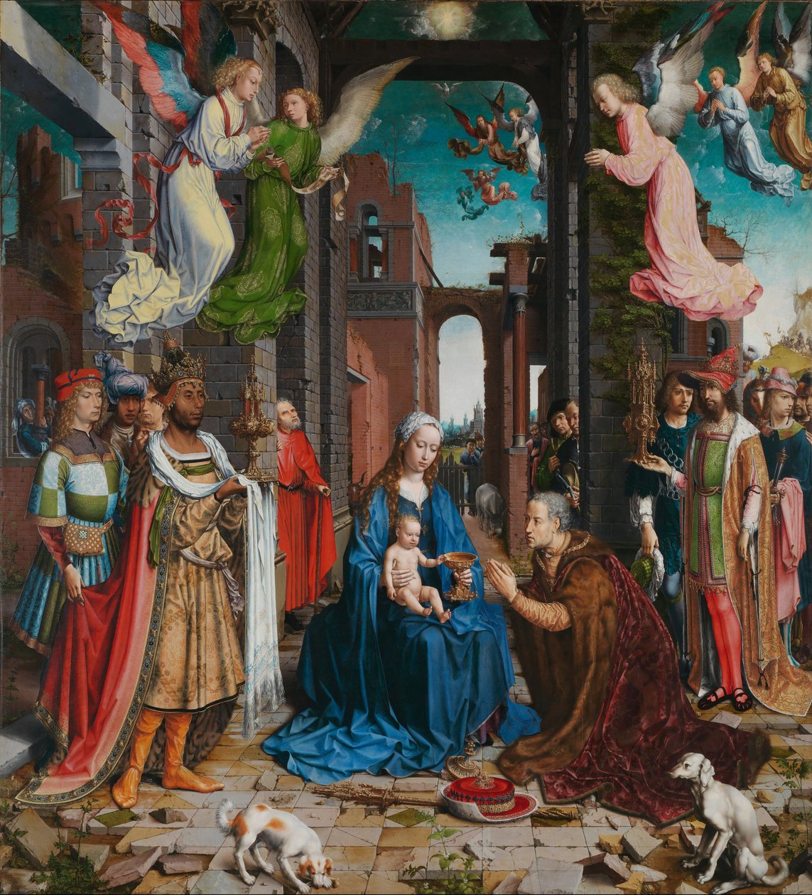 Adoration of the Magi by Jan Gossaert