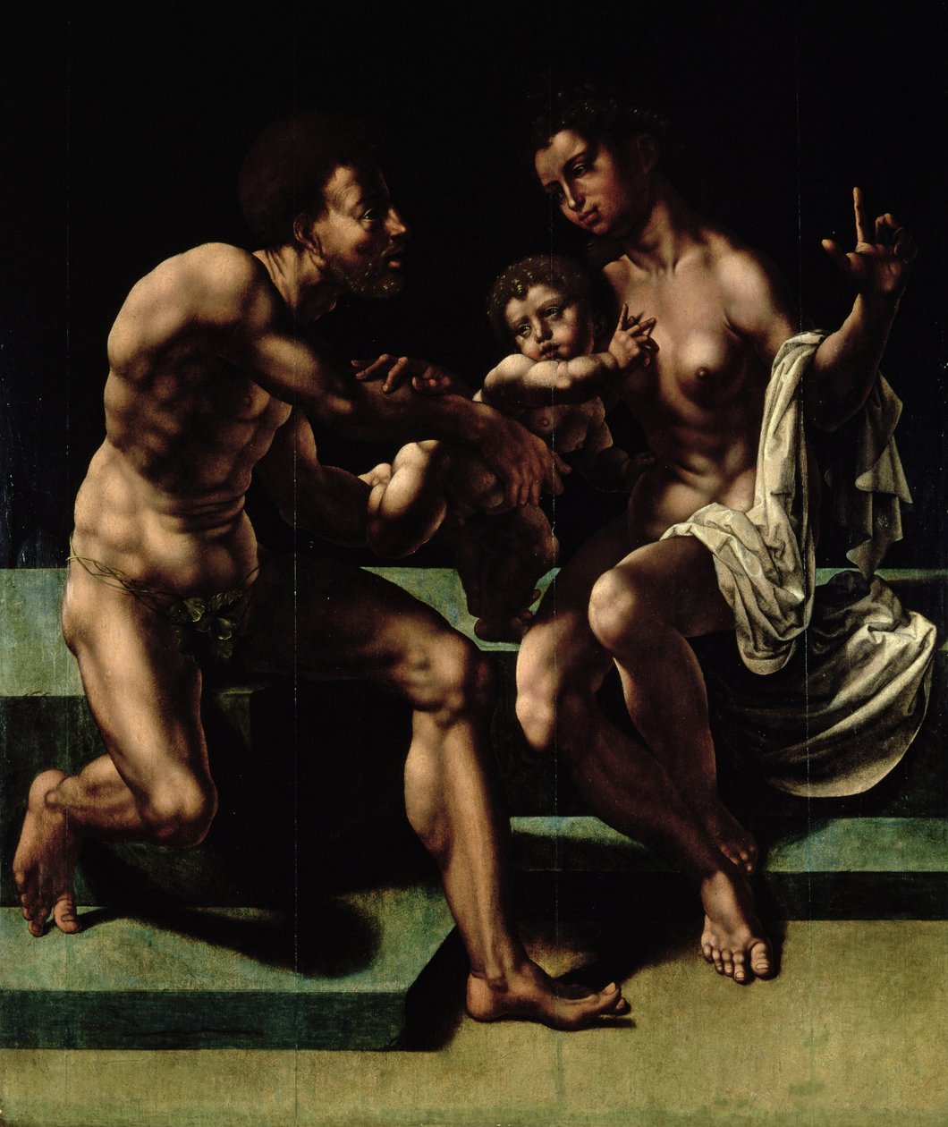 Cybele Beseeching Saturn to Spare Her Child by Jan Gossaert