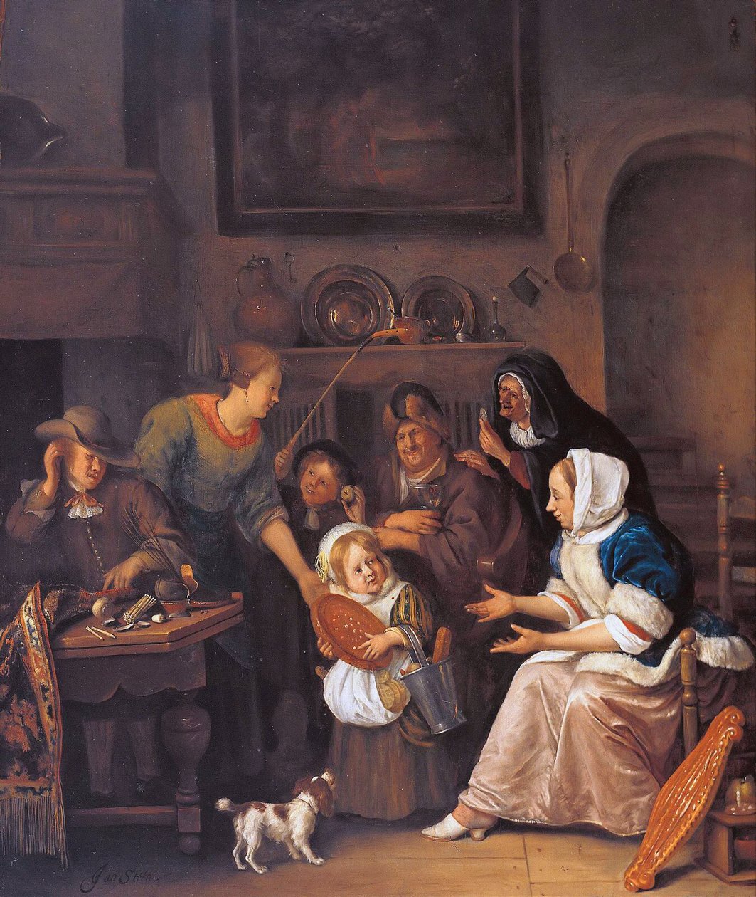 The Feast of Saint Nicholas by Jan Havickszoon Steen
