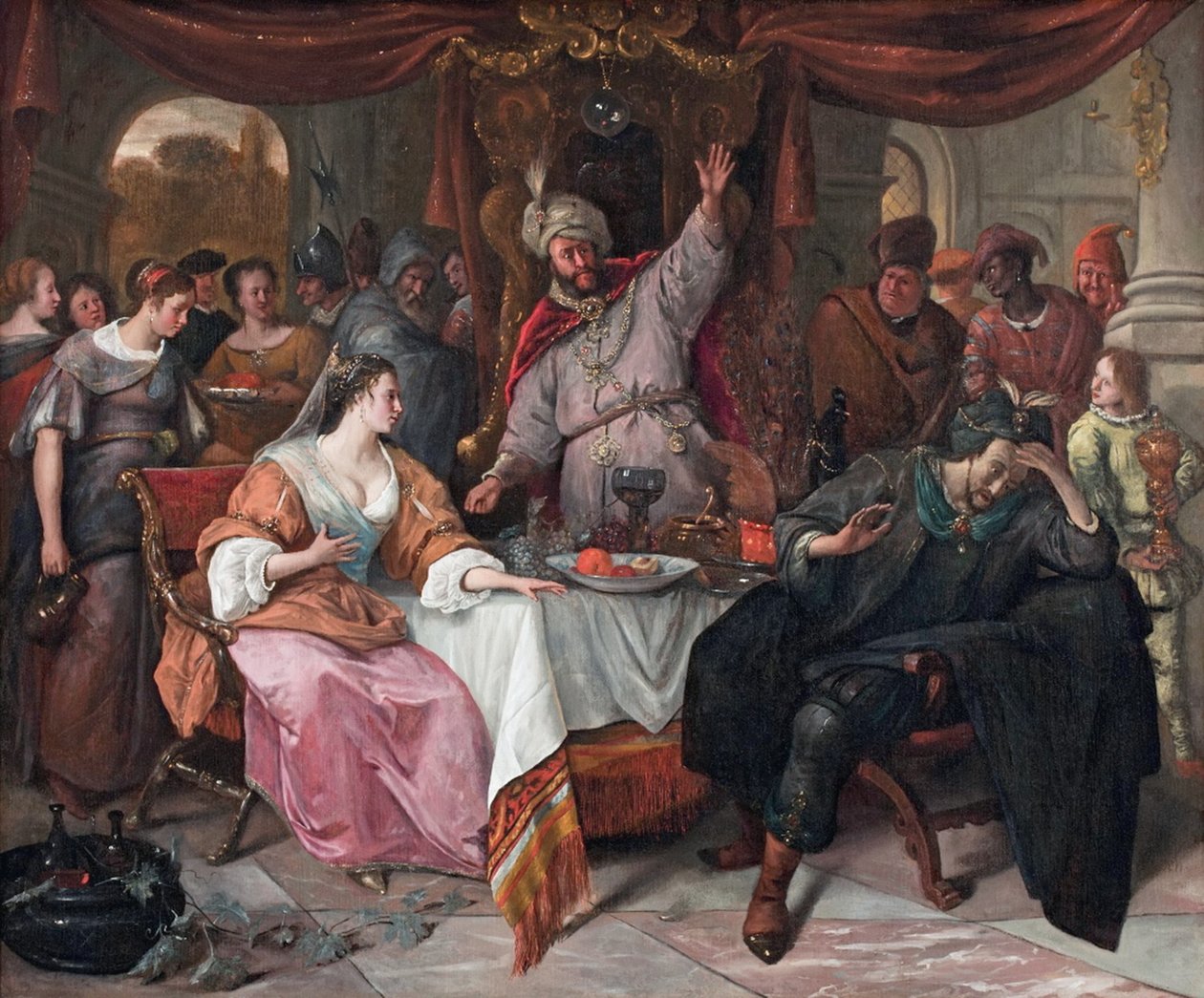The Wrath of Ahasuerus by Jan Havickszoon Steen