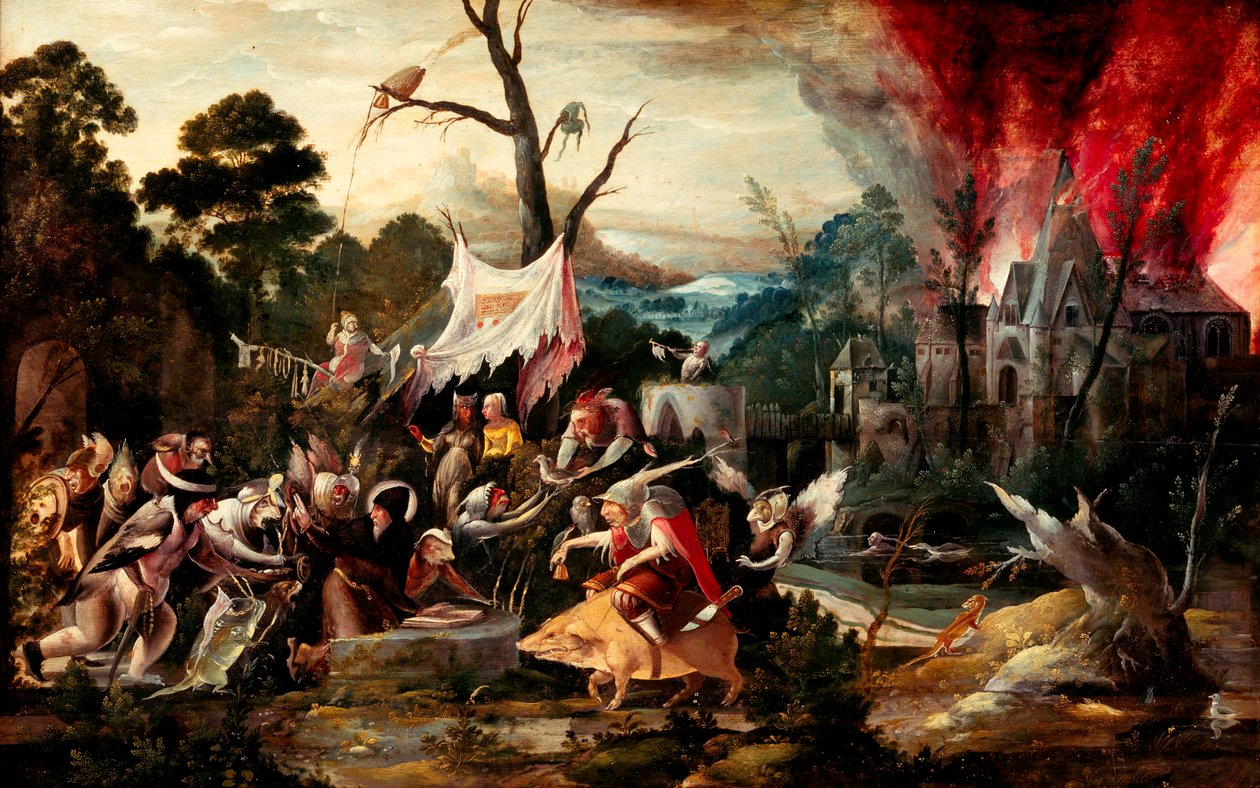 The Temptation of Saint Anthony by Jan Mandijn