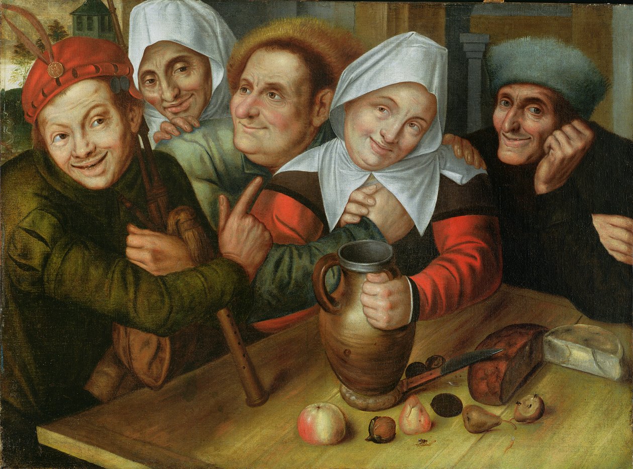 A Merry Company by Jan Massys or Metsys