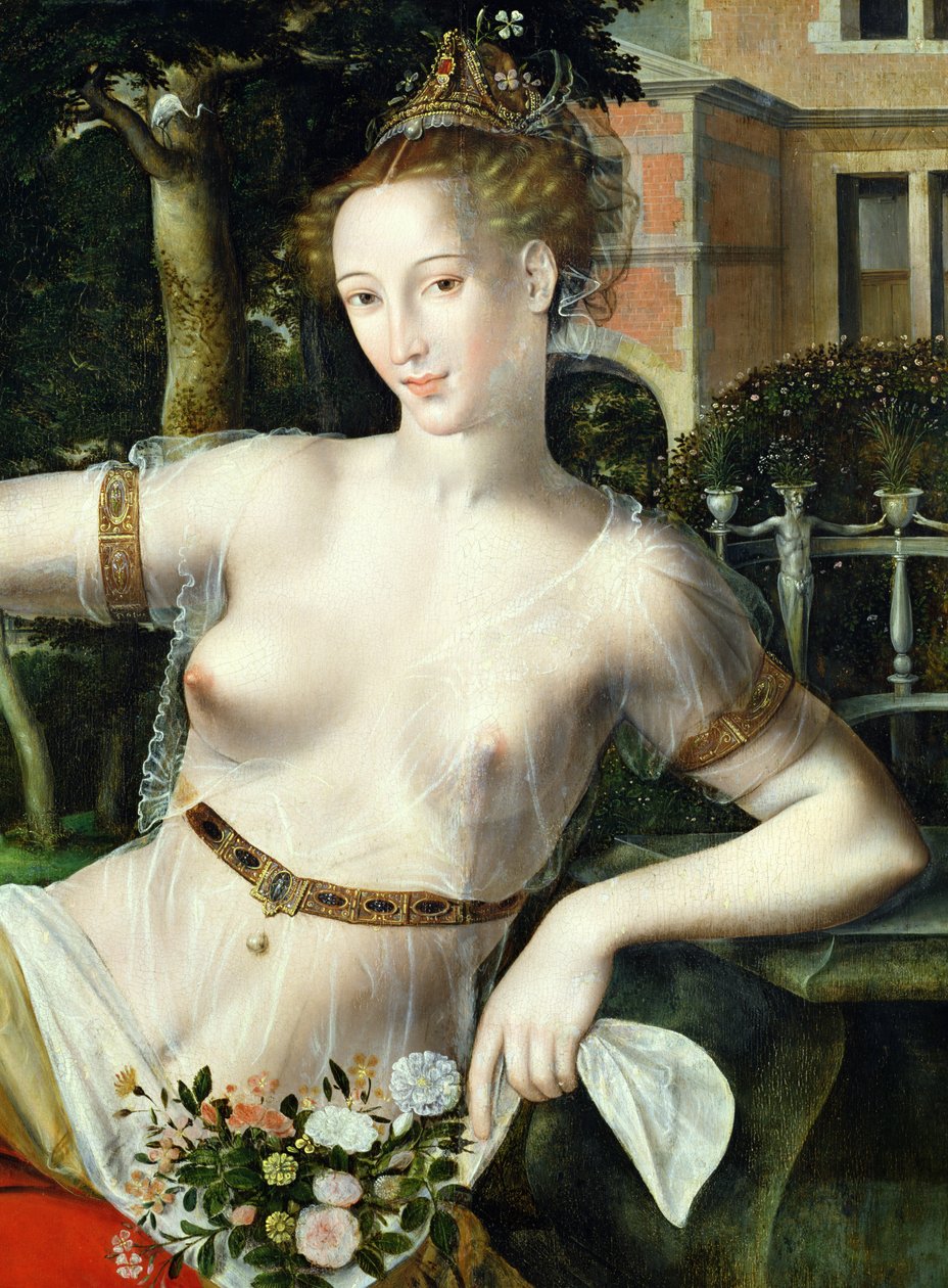 Flora (detail) by Jan Massys or Metsys
