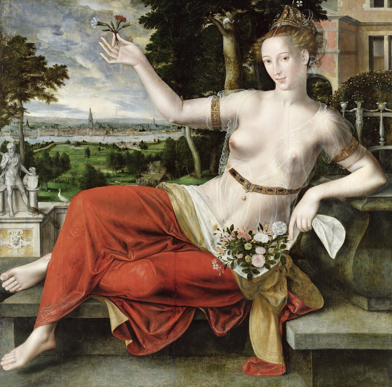 Flora, 1559 by Jan Massys or Metsys