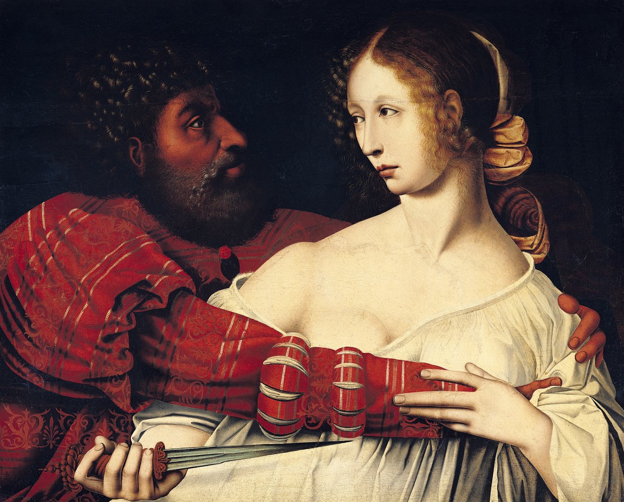 Tarquin and Lucretia by Jan Massys or Metsys