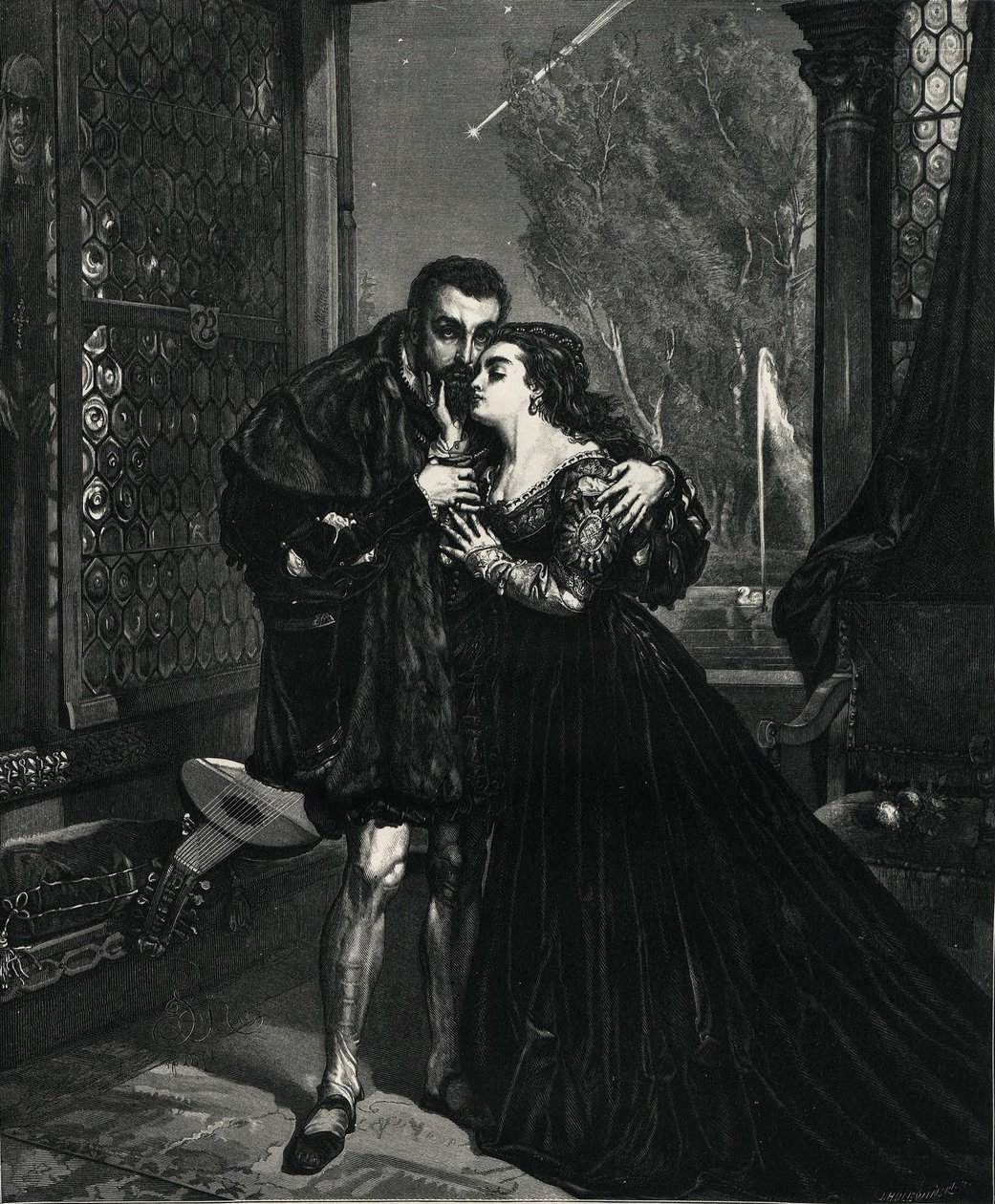 Sigismund II Augustus and Barbara Radziwiłł by Jan Alojzy Matejko