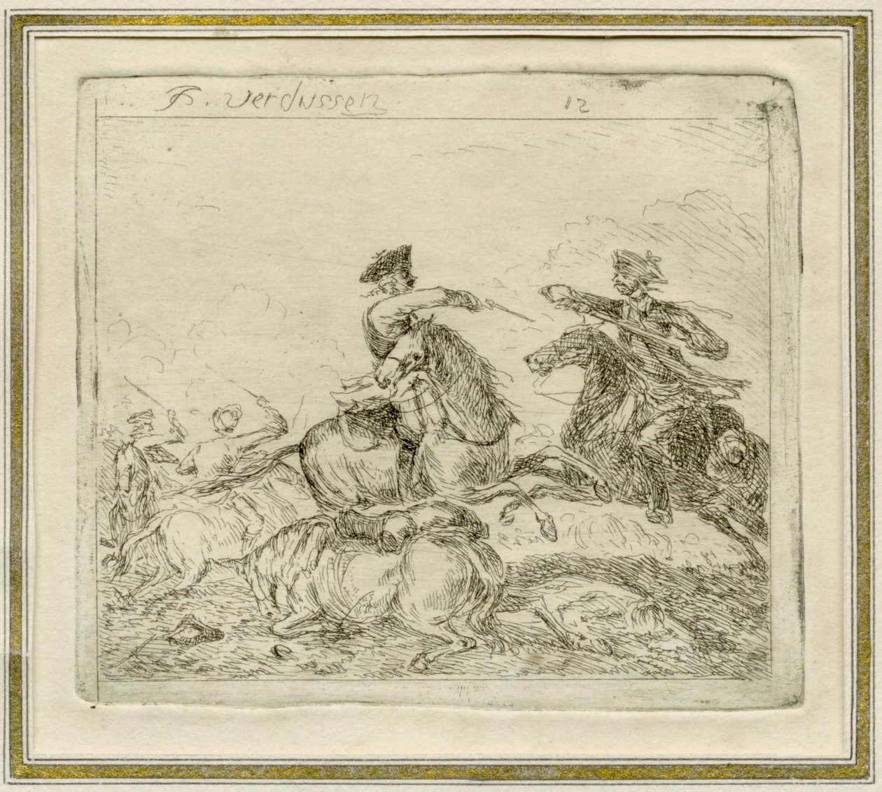 Cavalry Battle by Jan Peeter Verdussen