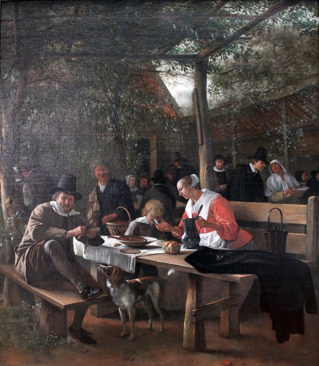 The Pub Garden by Jan Havickszoon Steen