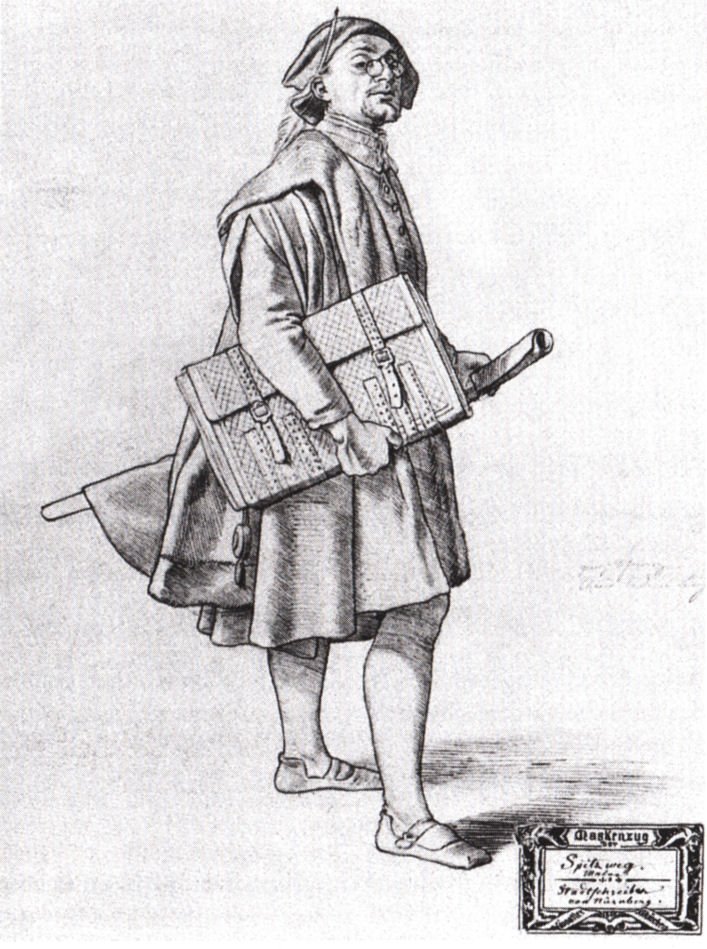 Spitzweg as City Clerk of Nuremberg by Jan Vermeer van Delft