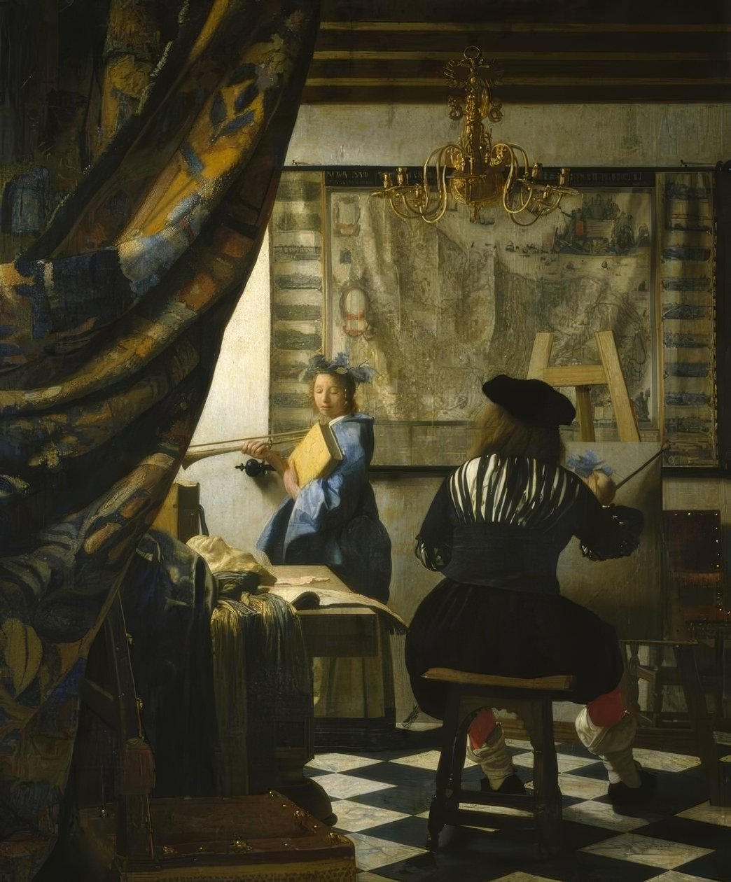 The Art of Painting by Jan Vermeer van Delft