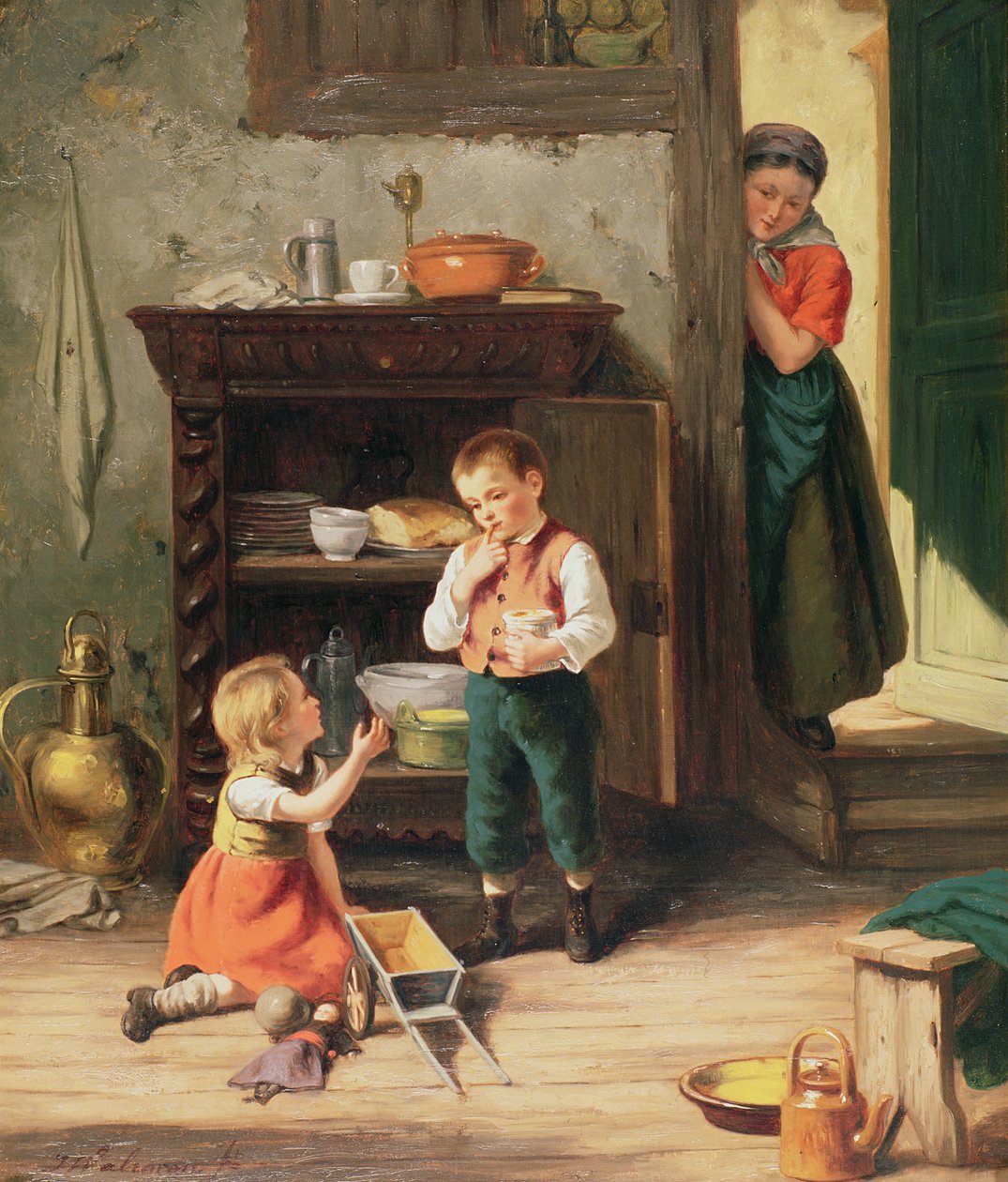 Children Playing by Jan Walraven
