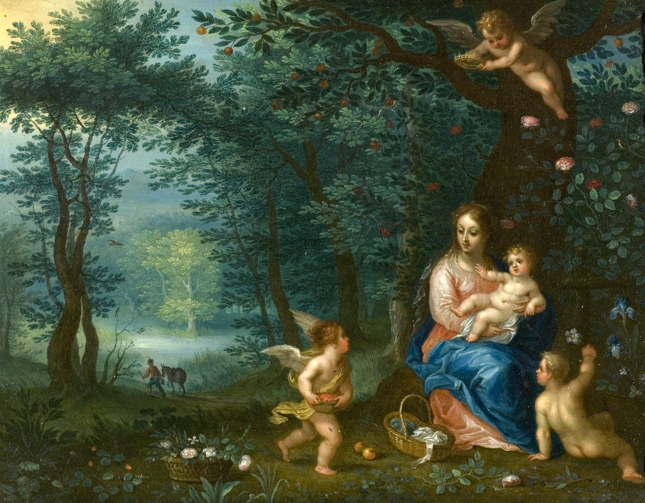The Rest on the Flight into Egypt by Jan and Balen Brueghel