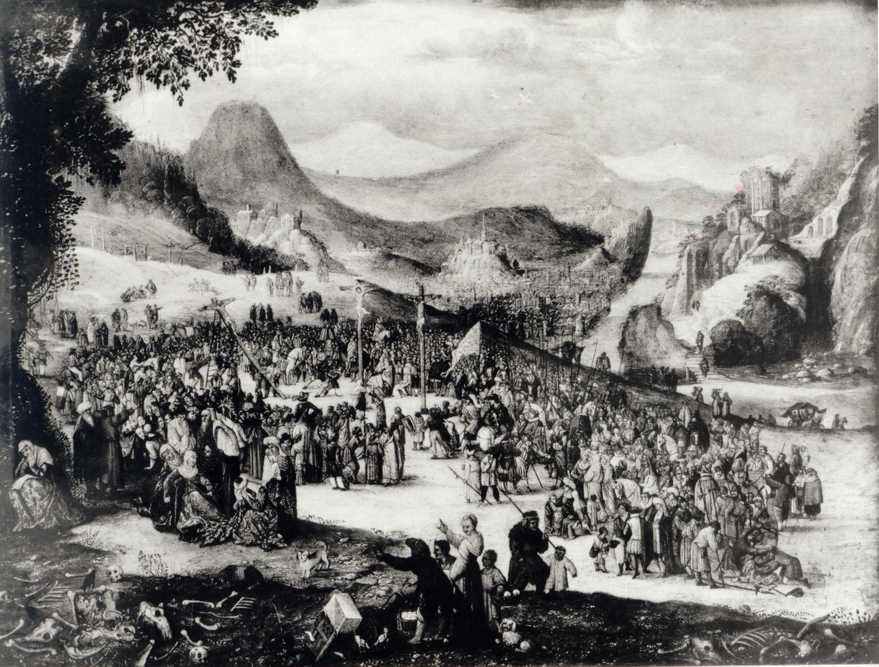 The Crucifixion by Jan the Elder Brueghel