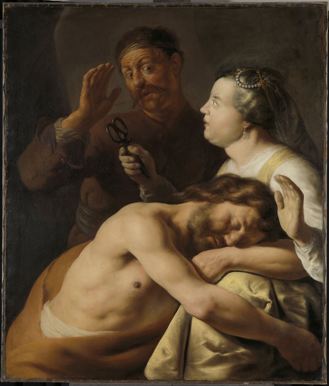 Samson and Delilah by Jan the Elder Lievens