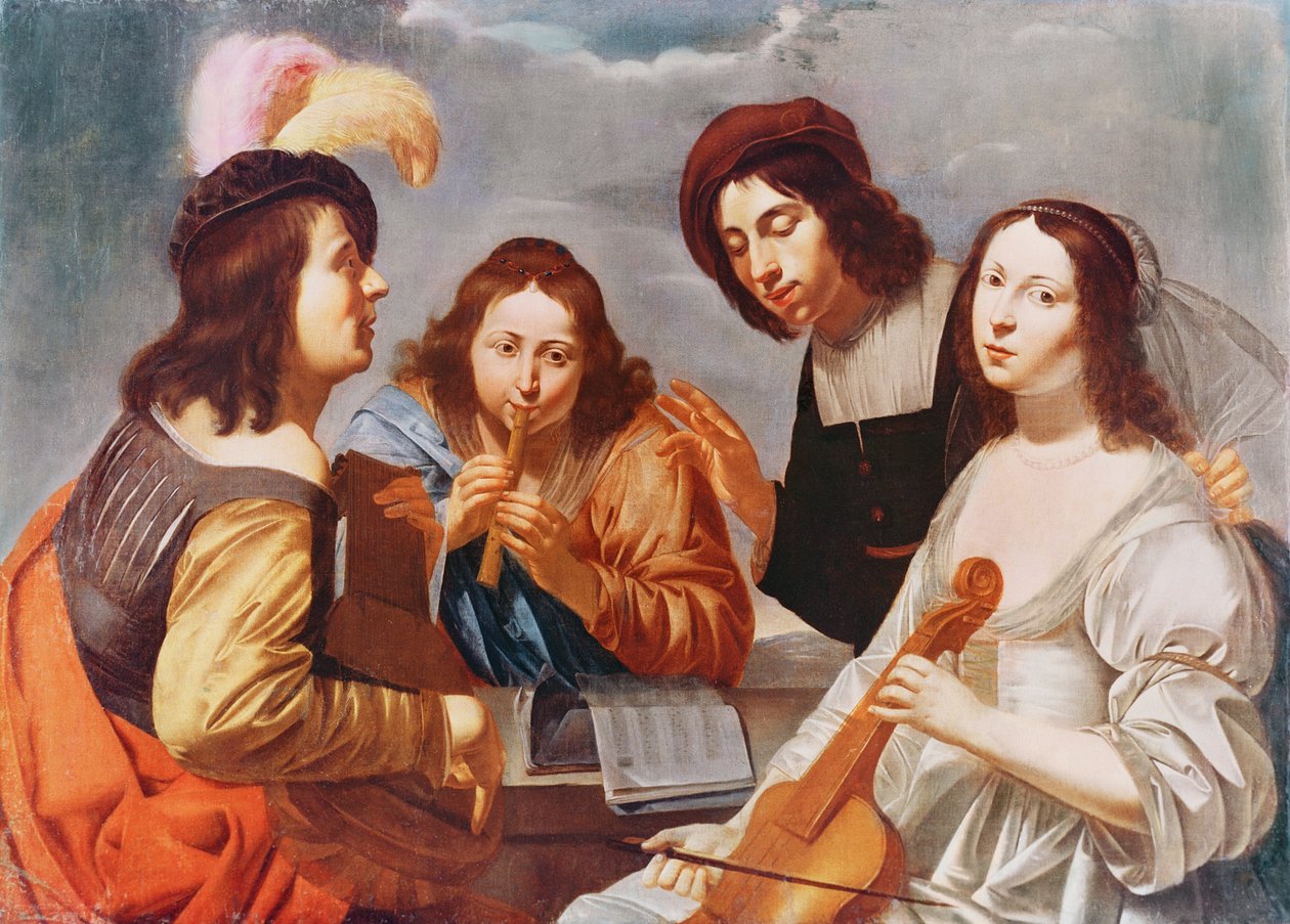 The Concert by Jan van Bijlert or Bylert