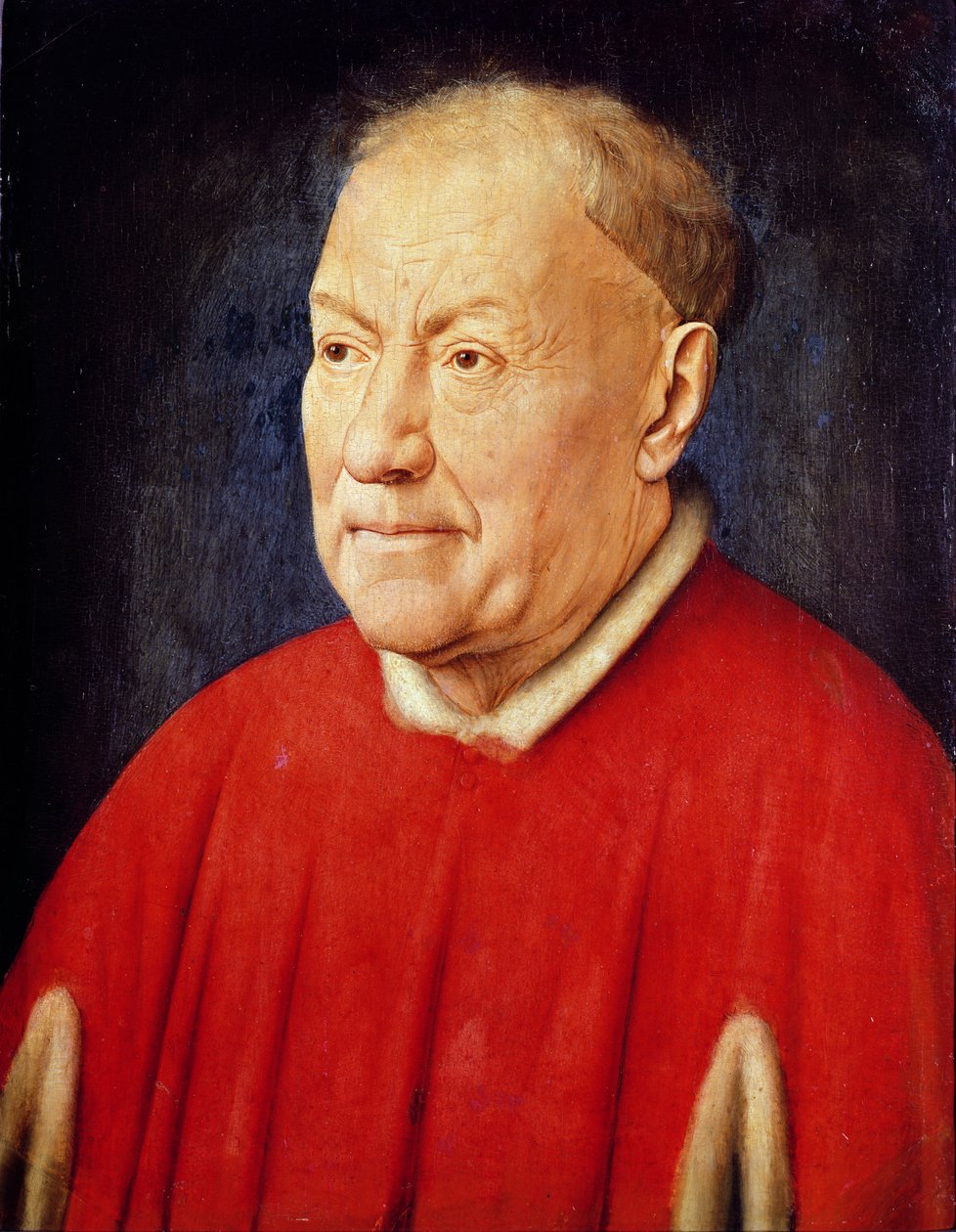 Portrait of Cardinal Albergati by Jan van Eyck