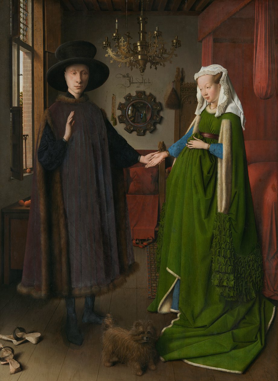 The Portrait of Giovanni Arnolfini and his Wife (The Arnolfini Marriage) by Jan van Eyck