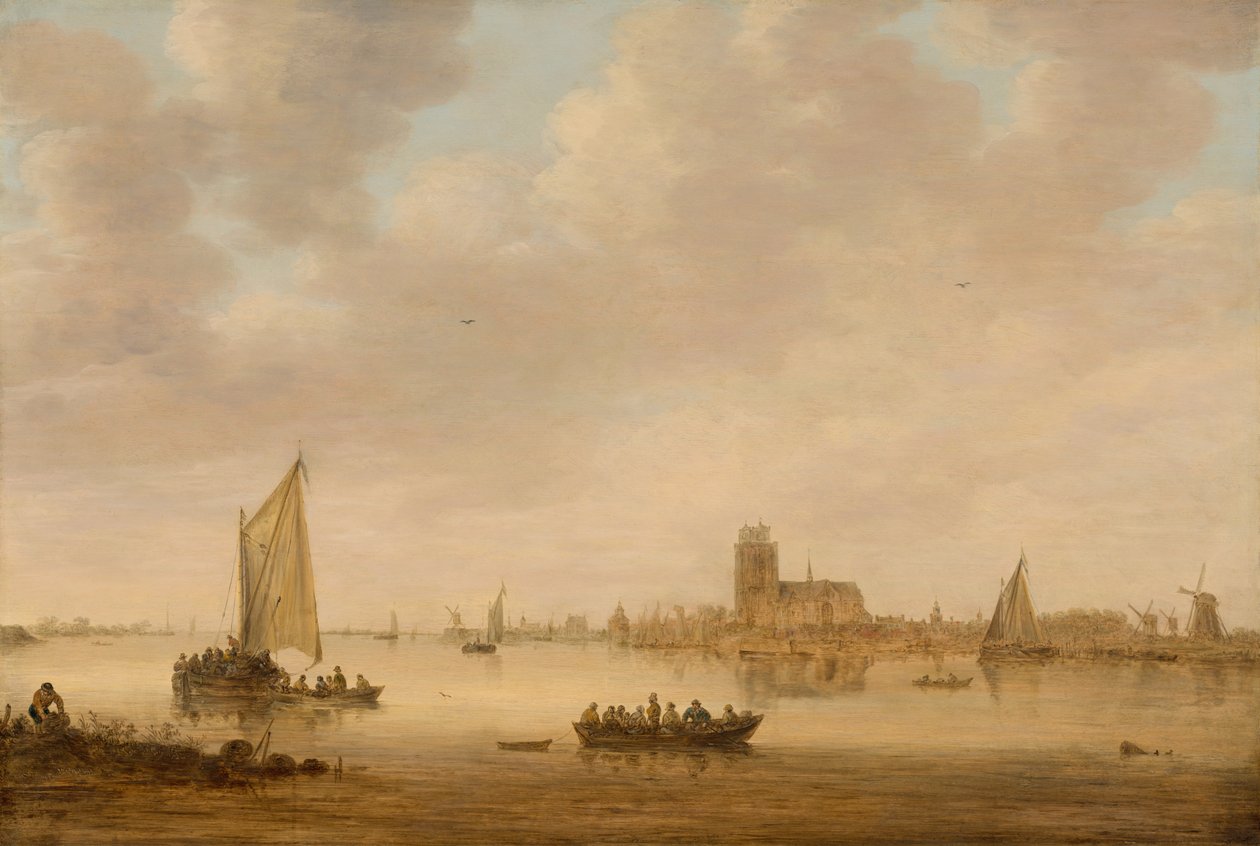 View of Dordrecht from the Dordtse Kil by Jan Josephsz van Goyen