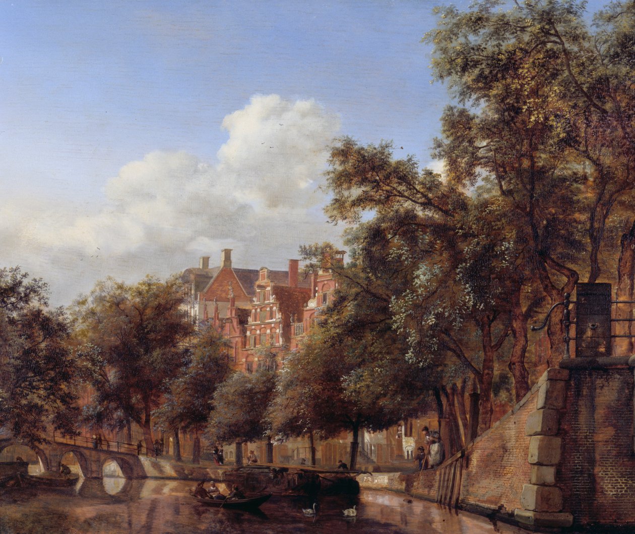 View of the Herengracht, Amsterdam by Jan van der Heyden