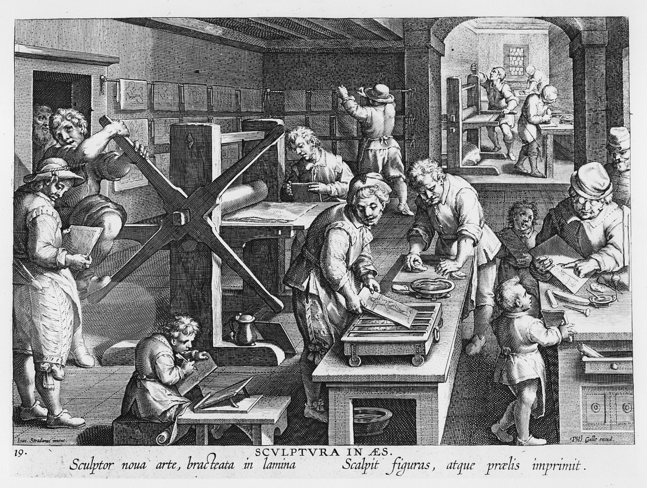 The Invention of Copper Engraving, plate 20 from 