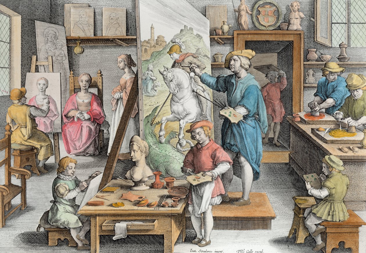 The Invention of Oil Paint, plate 15 from 