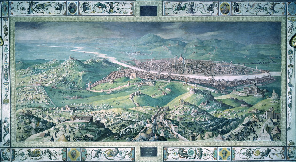 The Siege of Florence by Jan van der Straet