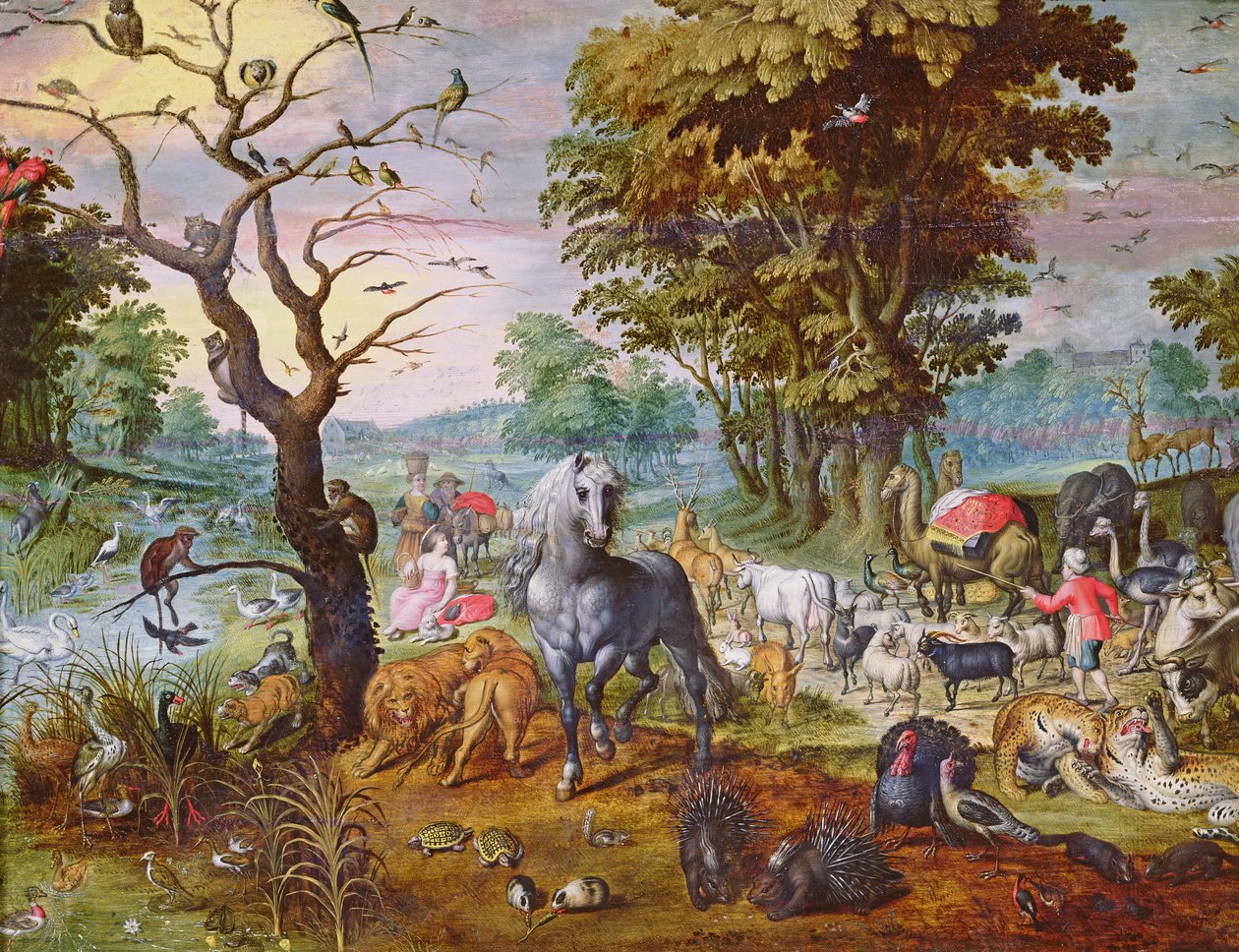 The Entry to the Ark by Jan van Kessel the Elder