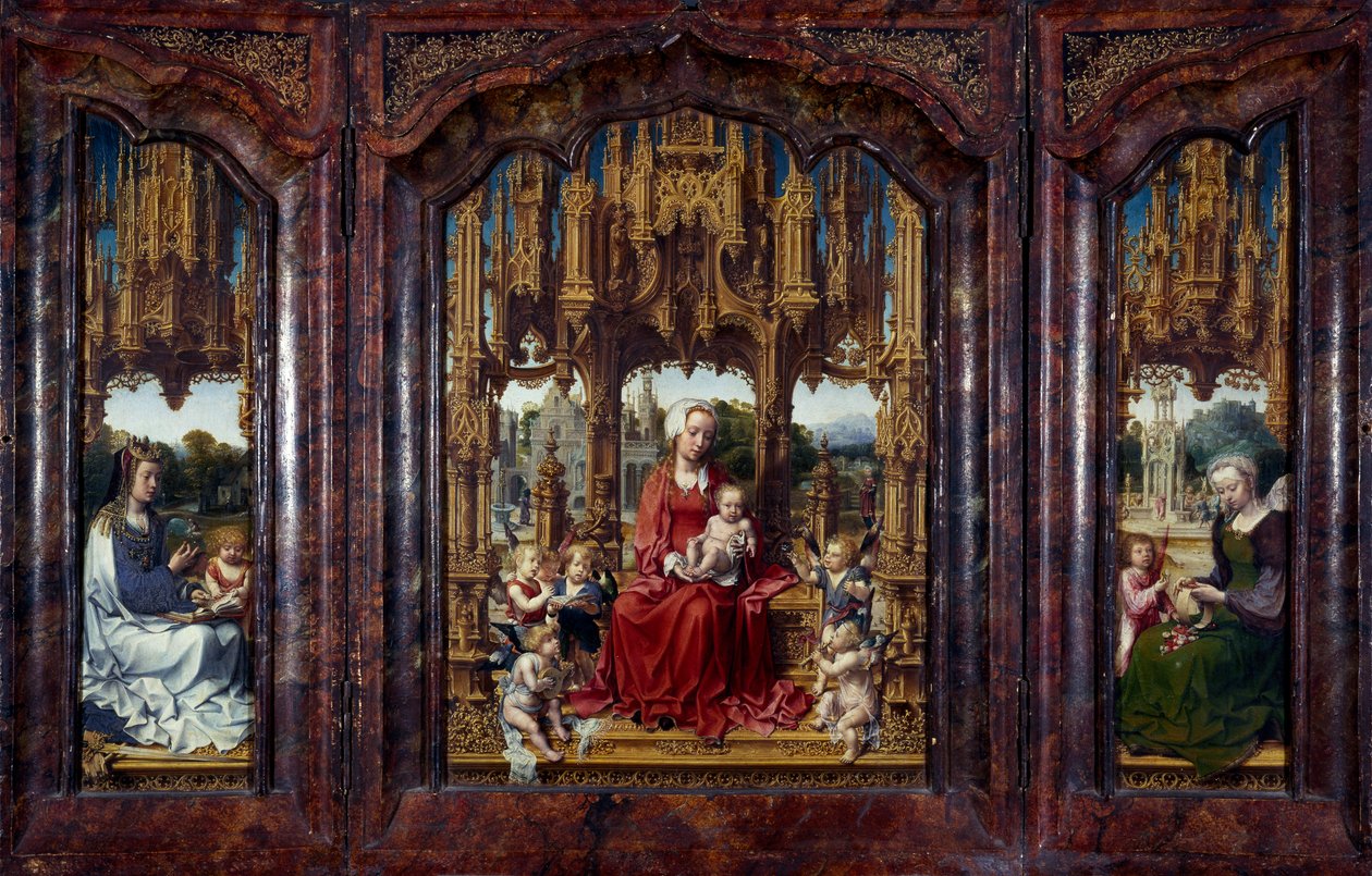 Triptych Malvern by Jan (c.1472 c.1533) Gossaert